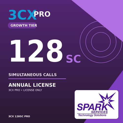 3CX 128SC PRO Annual License from SPARK Services