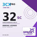 3CX 32SC PRO Annual License from SPARK Services