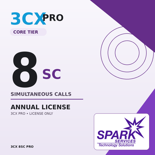 3CX 8SC PRO Annual License from SPARK Services