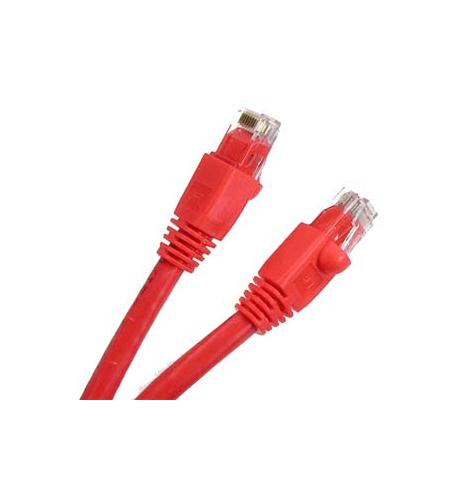 PATCH CORD, CAT 6, MOLDED BOOT, 10'  RD