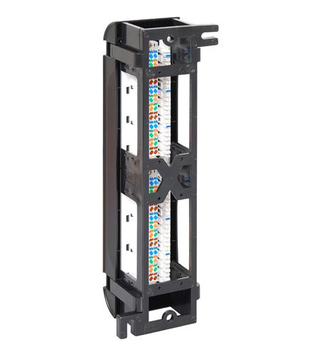 PATCH PANEL, VERTICAL, CAT 5E, 12-PORT