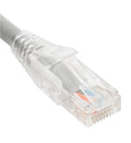 PATCH CORD CAT6 CLEAR BOOT 25' GRAY