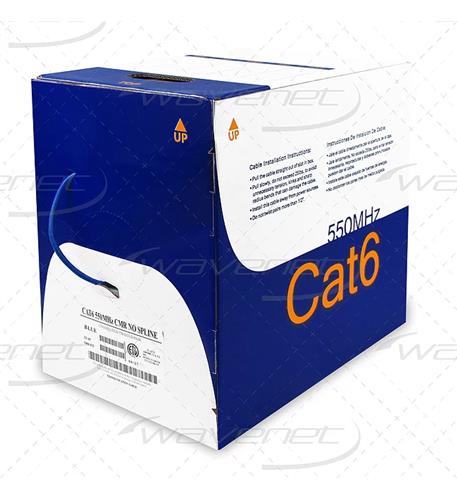 CAT6 550MHz NO SPLINE BLUE