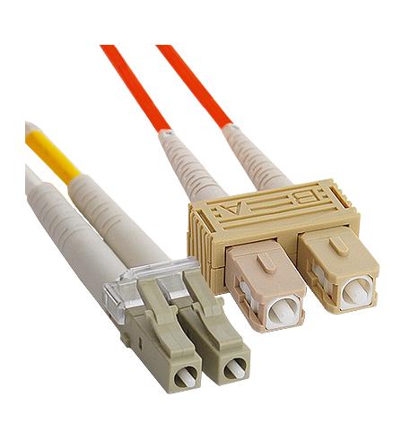 JUMPER, LC-SC, DUPLEX, MM,62.5/125µm, 2M