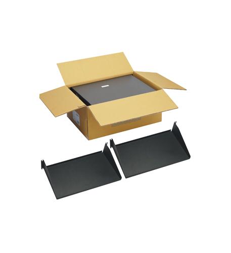 RACK SHELF, 10in DEEP, 2 RMS, 2 PK