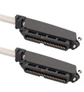 25-PAIR CABLE ASSEMBLY  F-F, 90deg, 10'