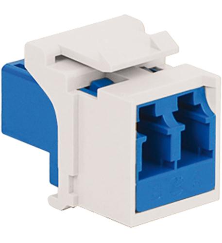 MODULE FIBER OPTIC, LC, DUPLEX, WHITE