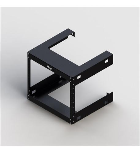 RACK, WALL MOUNT, 18in DEEP, 8 RMS
