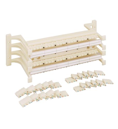 110 WIRING BLOCK W/FEET, 96 PAIR, CAT 6