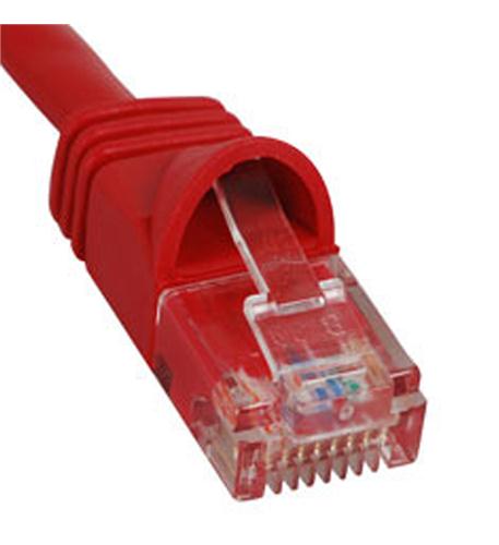 PATCH CORD, CAT 6, MOLDED BOOT, 10'  RD