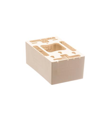 MOUNTING BOX, 1-GANG, IVORY