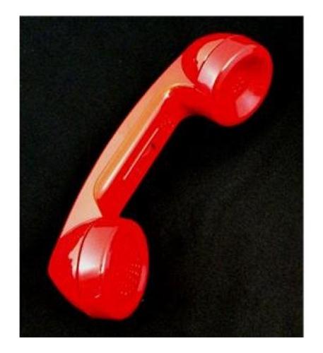 006547-VM2-PAK Replacement Handset - Red