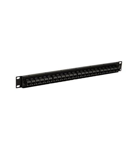 PATCH PANEL,CAT 6, FEED-THRU 24-P,1RMS