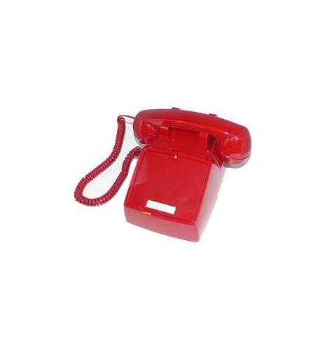 250047-VBA-NDL Red desk no dial