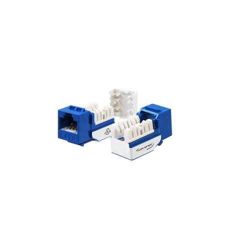 CAT6 JACK SDJ SERIES BLUE 25 PACK
