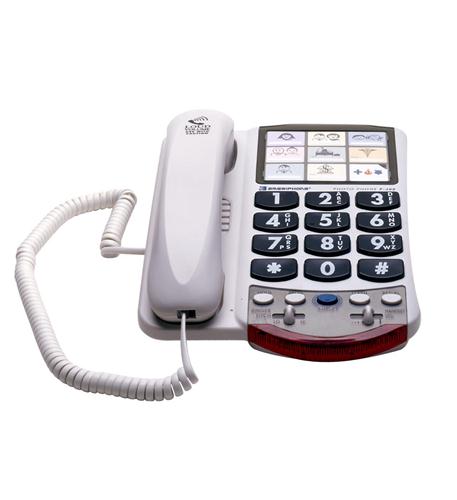 76593 Amplified Photo Phone WHITE