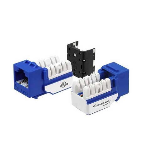 CAT6A JACK BLUE 8P8C