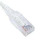 PATCH CORD, CAT 6 SLIM CLEAR SR 10PK 7FT