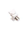 MODULE, F-TYPE, NICKEL PLATED, WHITE