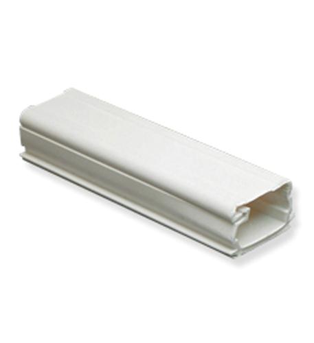 RACEWAY, .75inW X .5in H X 6'L, WHITE
