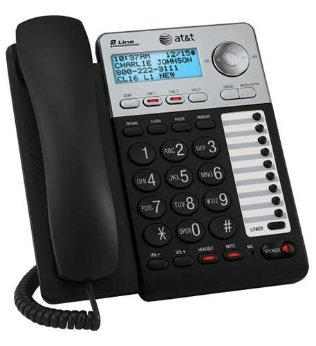 2-Line Speakerphone with Caller ID/CW